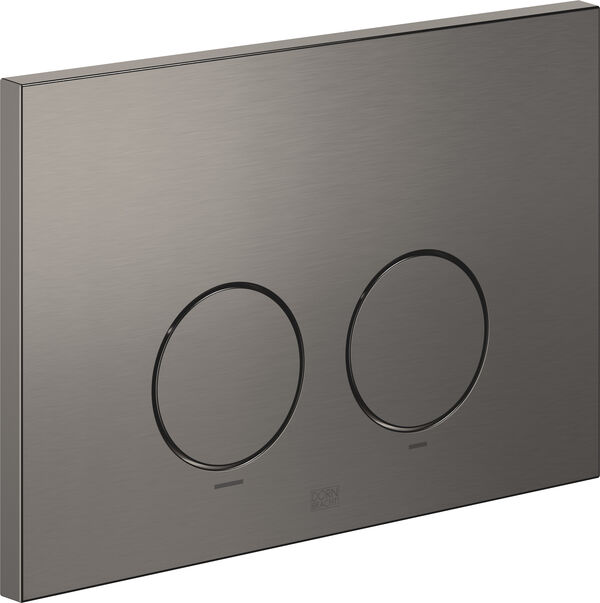 Plaque de d&eacute;clenchement Dornbracht Dark platine mat image number 0