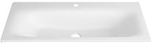 Auflegewaschtisch Schmidlin Viva 100 x 47.5 cm Weiss Cleaneffekt image number 0