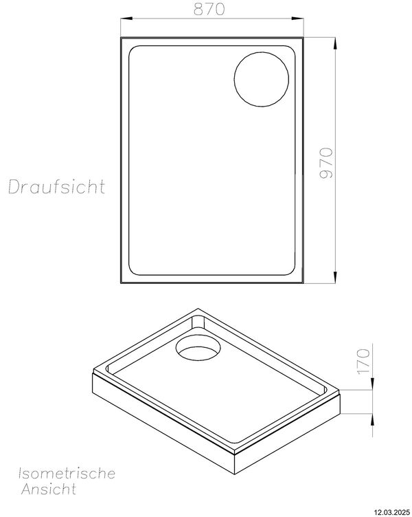 Duschwannentr&auml;ger Schedel image number 1