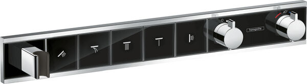 Sistema da doccia Hansgrohe Rain Select, modulo per termostato &frac34;", 669 x 90 mm, per 5 di utenze, image number 0