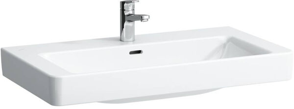 Lavabo Pro S 85 x 46,5 cm, con foro per rubinetteria, con troppopieno  image number 0