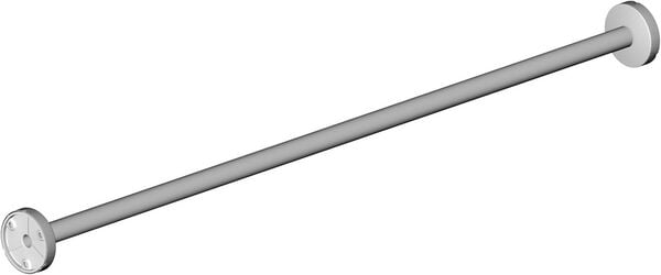 Duschenvorhangstange Bodenschatz, 90 cm, rund Ø 20 mm, Befestigung verdeckt, kürzbar, Messing image number 0
