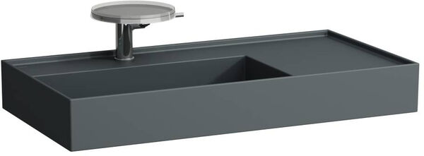 Waschtisch Laufen Kartell 90 x 46 cm Graphit matt image number 0