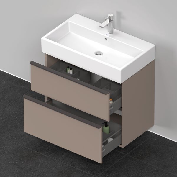 Armadio sottolavabo Duravit D-Neo Basalto opaco image number 3