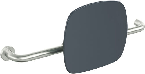 Schienale Hewi 805 Acciaio inossidabile opaco Schienale grigio antracite