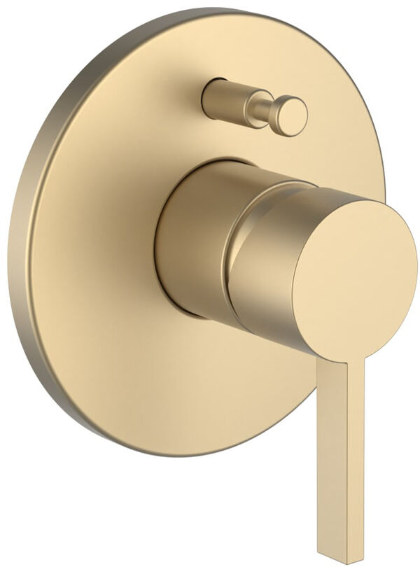 Bademischer-Endmontageset Laufen Kartell &frac12;" Gold&nbsp;matt pale&nbsp;PVD image number 0