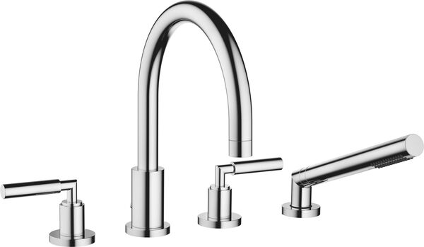 Batteria di riempimento Dornbracht Tara., 4 fori bocca di riempimento sporgenza s 220 mm image number 0