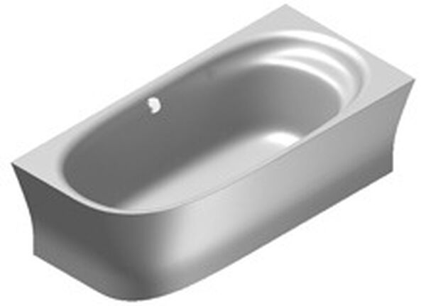 Badewanne Duravit Cape Cod, Ecke rechts weiss matt image number 0
