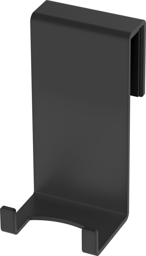 Halter Bodenschatz Schwarz matt