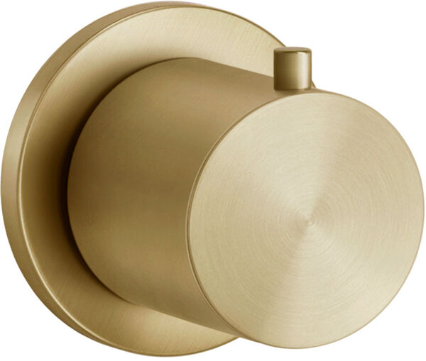 Set di montaggio finale per rubinetto d&rsquo;arresto Gessi 316, per termostato, rosetta rotondo, senza image number 0