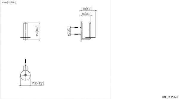 Reserverollenhalter Dornbracht Imo Chrome matt image number 1