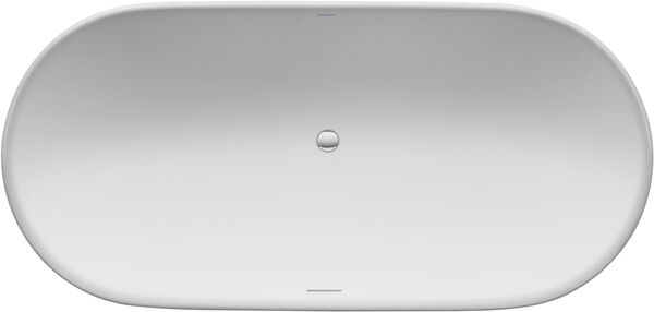 Baignoire Duravit Luv, à pose libre blanc mat image number 0