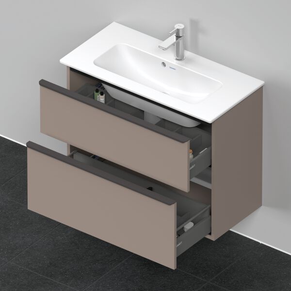 Waschtischm&ouml;bel Duravit D-Neo Basalt matt image number 3