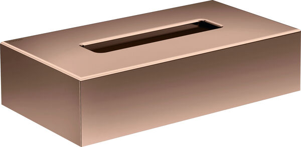 Distributeur de mouchoirs en papier Axor Universal Circular Polished red gold image number 0