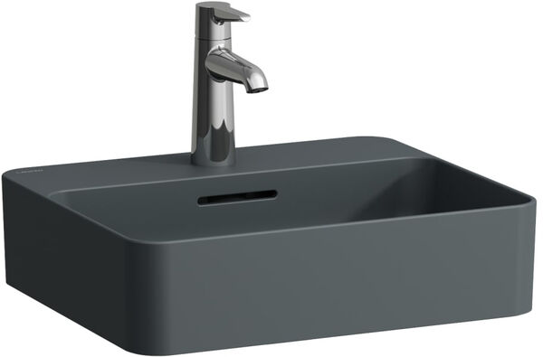 Auflegewaschtisch Laufen Val 45 x 38 cm Graphit matt image number 0