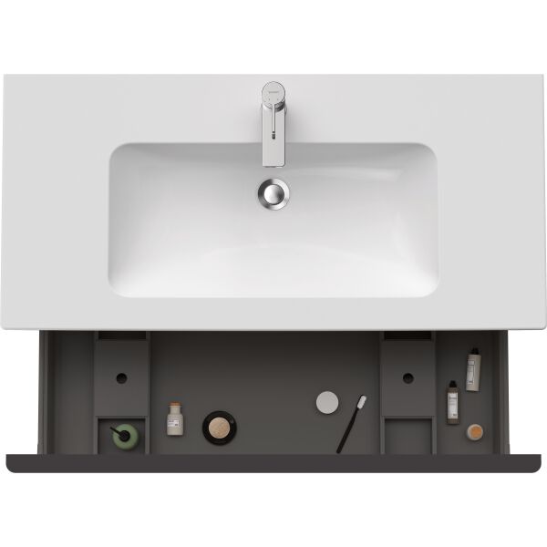 Meuble sous-lavabo Duravit D-Neo Taupe mat image number 4