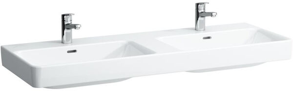 Doppelwaschtisch Pro S 130 x 46.5 cm Weiss Cleaneffekt image number 0