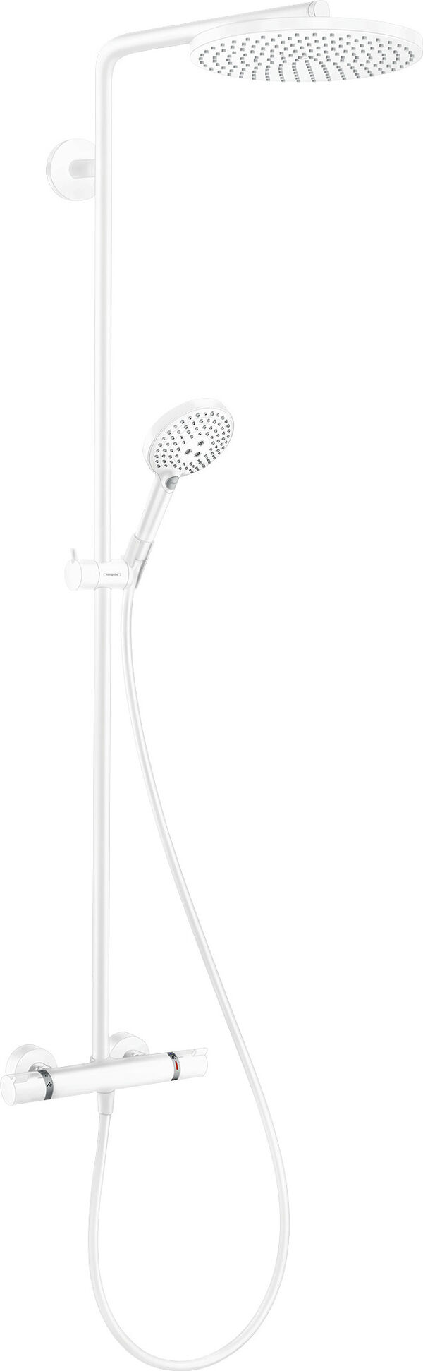 Showerpipe Hansgrohe Raindance S 240 Powder Rain, H&ouml;he 1030 mm, A 398 mm, Duschenmischer Thermosta image number 0