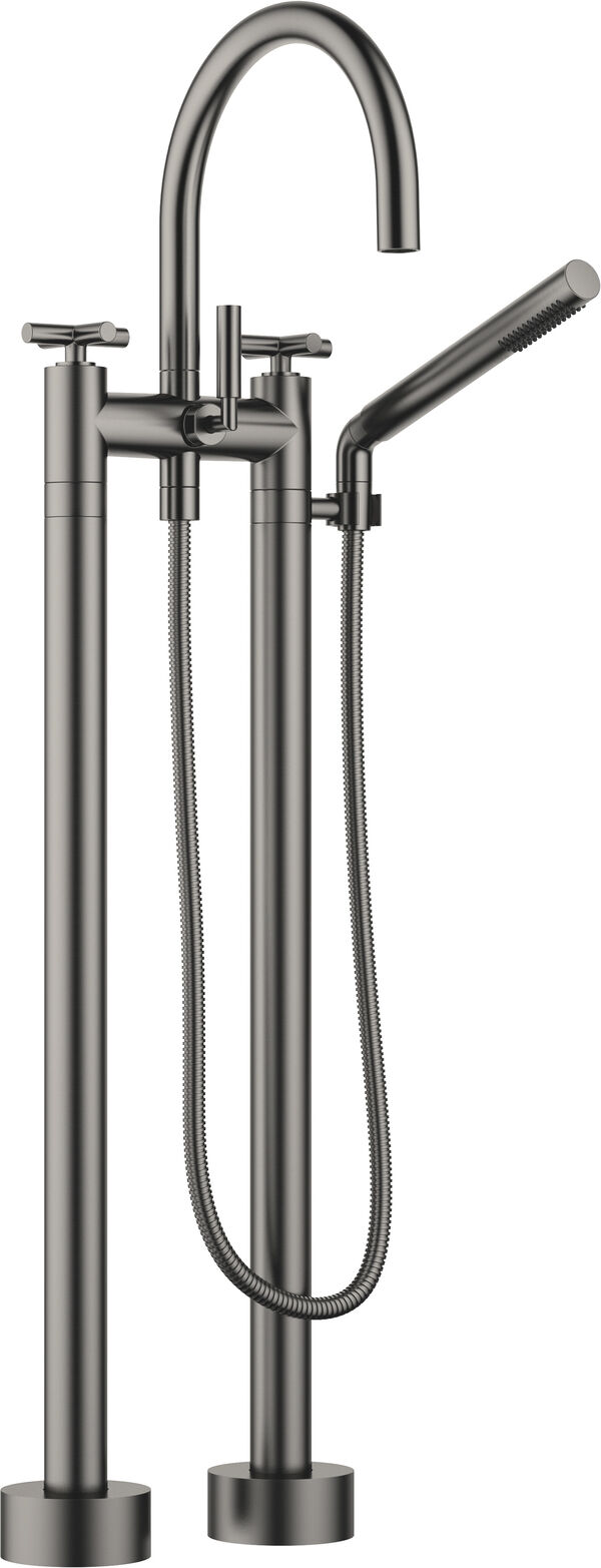 Batteria da bagno Dornbracht Tara., modello d'appoggio sporgenza 225 mm tubi verticali image number 0
