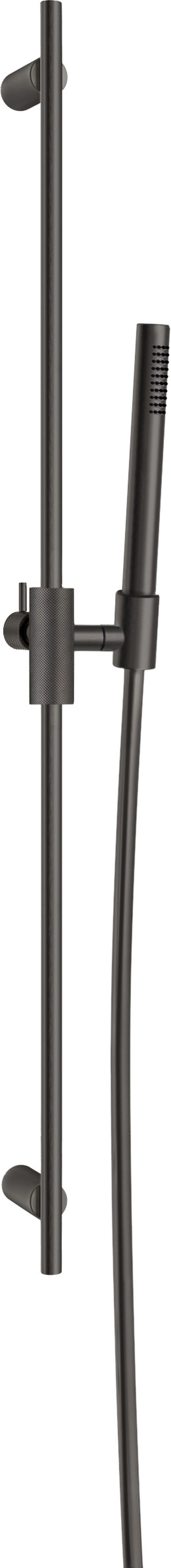 Handbrausegarnitur Gessi Habito black Metal brushed diamantato
