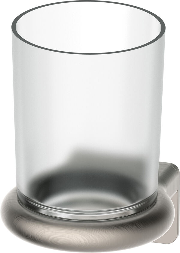 Porte verre Bodenschatz Nia Adesio Nickel brushed image number 0