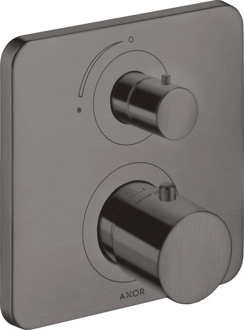 Thermostatmischer-Endmontageset Axor Citterio M Brushed black chrome