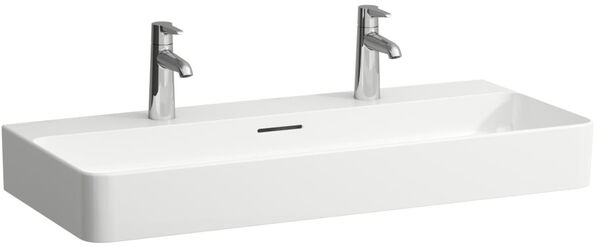 Lavabo d'appoggio Val 95 x 42 cm, altezza 11,5 cm con troppopieno con foro image number 0