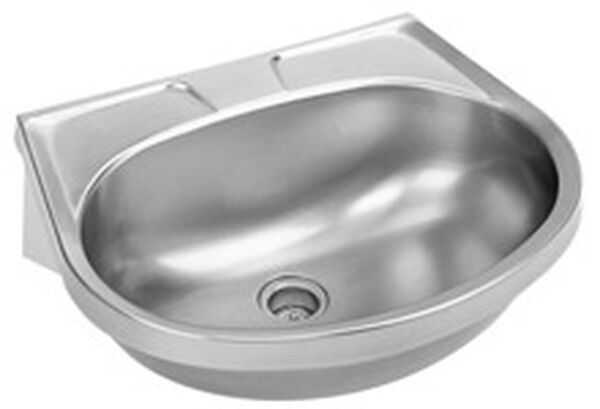 Waschtisch KWC 55 x 45 cm, ohne Armaturenloch Siebventil 1 1/4" ohne Überlauf image number 0