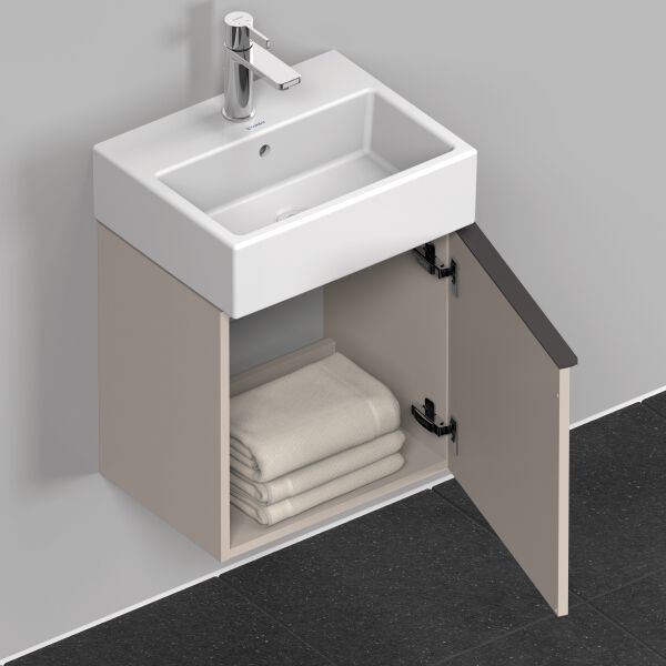 Meuble sous-lavabo Duravit D-Neo Taupe mat image number 3
