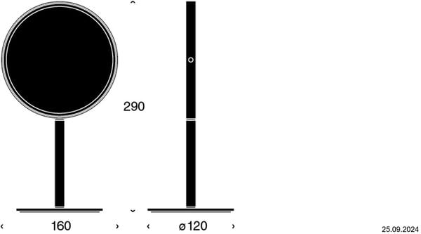 Kosmetikspiegel Frost Nova 2 Polished copper image number 1