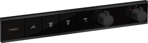 Duschsystem Hansgrohe Rain Select, Thermostatmodul &frac34;", 598 x 90 mm, f&uuml;r 4 Verbraucher, ohne Porter image number 0