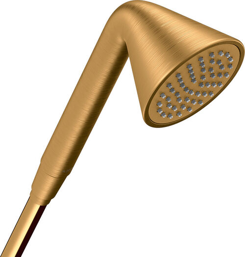 Douche à main Axor Front 1-Jet Ecosmart Brushed gold optic