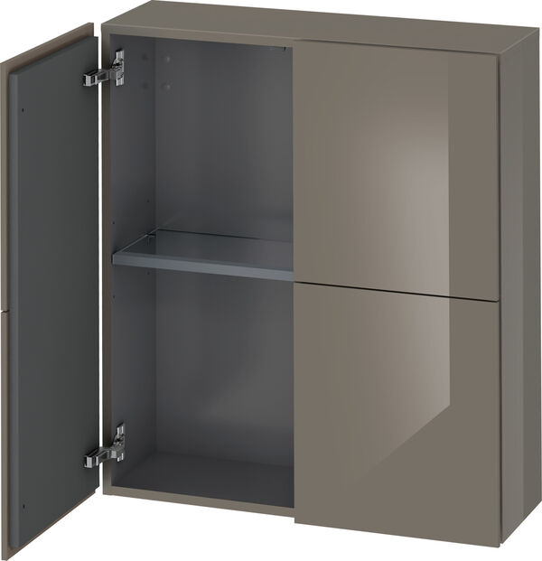 Seitenschrank Duravit L-Cube flannel grey hochglanz image number 0