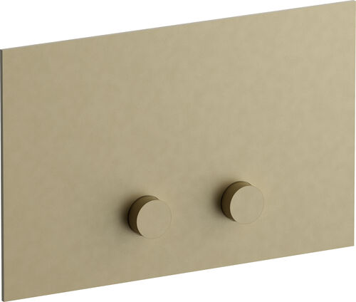 Plaque de d&eacute;clenchement Fantini Matt british gold PVD