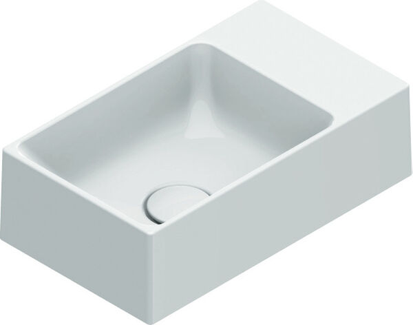 Handwaschbecken Alterna elena 40 x 23 cm Weiss Cleaneffekt image number 0