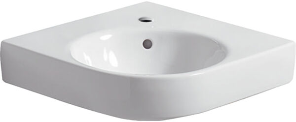 Eckwandbecken Geberit Renova Compact weiss image number 0