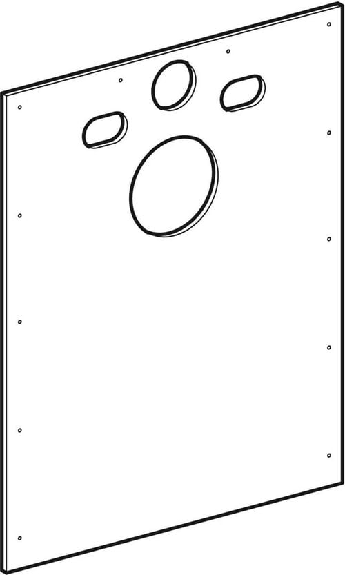 Copertura dello spazio di montaggio Geberit Duofix