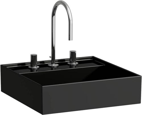 Lavamani Laufen Kartell 46 x 46 cm Nero