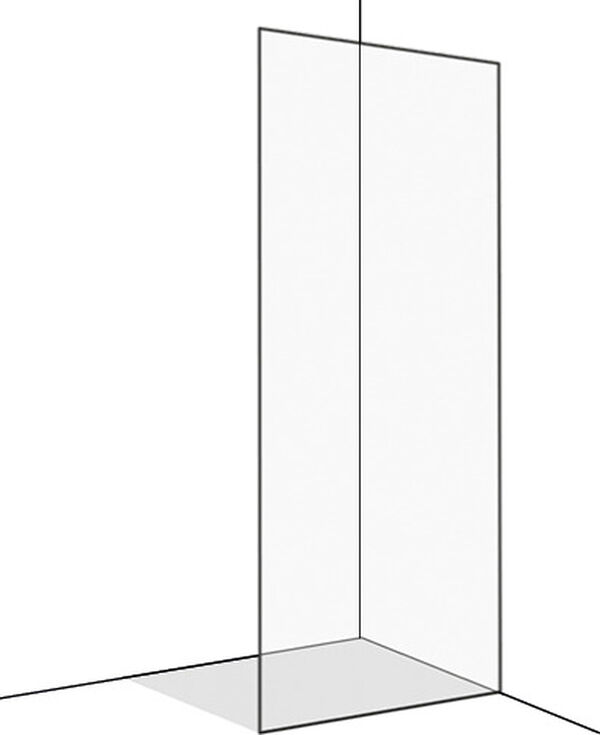 Parete laterale a posa libera Koralle X88 Free AP1, larghezza 180,1- 200 cm, lato cerniera a image number 0
