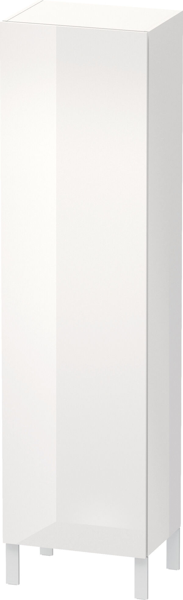 Armoire haute L-Cube Blanc brillant image number 0