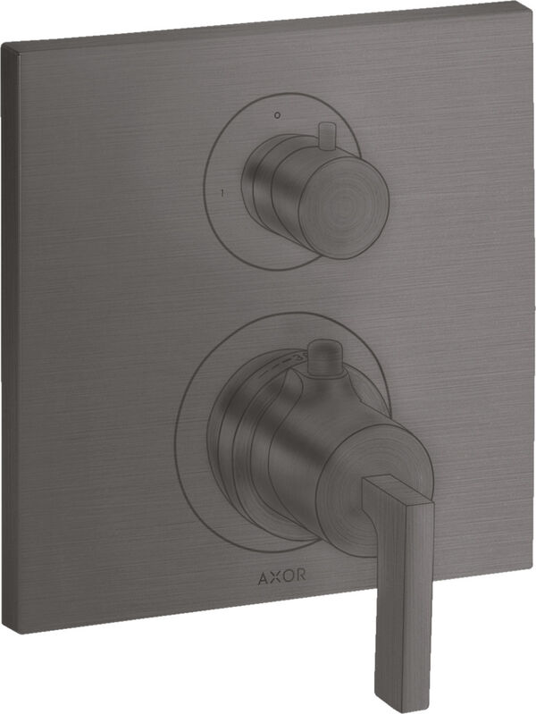 Thermostatmischer-Endmontageset Axor Citterio Brushed black chrome image number 0