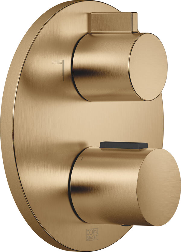 Thermostatmischer-Endmontageset Dornbracht Tara. Dark brass bross&eacute; image number 0
