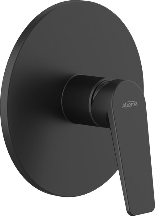 Duschenmischer-Endmontageset Alterna ni&ugrave; Schwarz matt