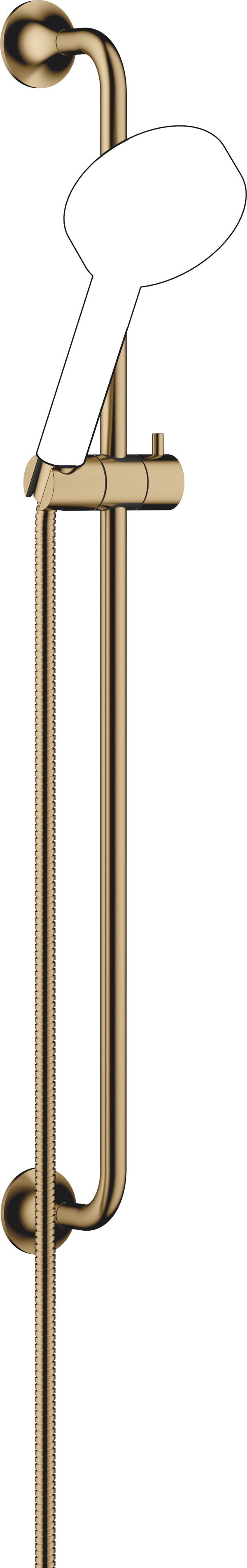 Handbrausegarnitur Dornbracht Vaia Dark brass geb&uuml;rstet image number 0