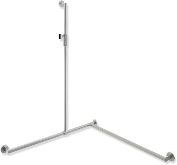 Eckhaltegriff Hewi 900, Duschgleitstange links (wie Abbildung), &Oslash; 32 mm, H&ouml;he 1250 mm, 965 x 965 image number 0