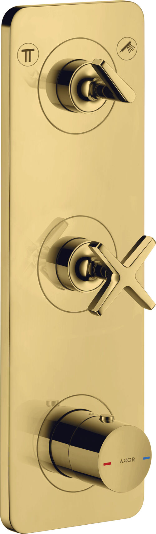 Duschsystem Axor Citterio E, Shower Select Brushed nickel
