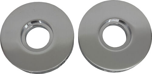 Rosette Set Alterna rondo Verchromt