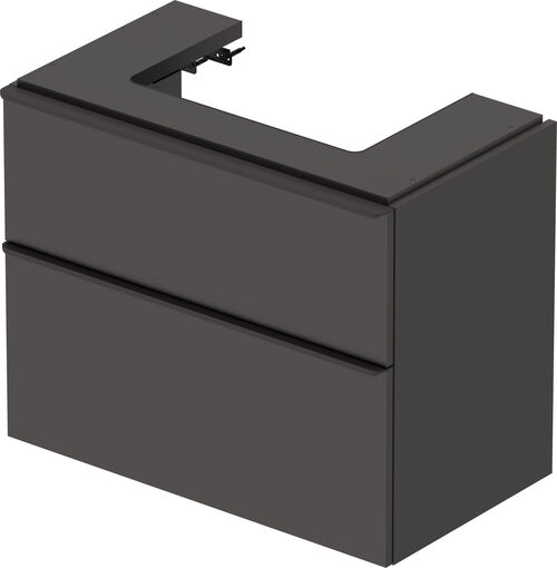 Meuble sous-lavabo Duravit D-Neo Graphite mat