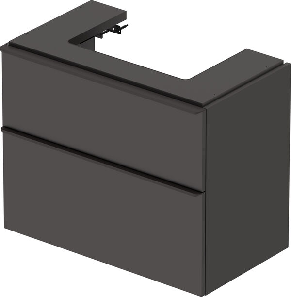 Meuble sous-lavabo Duravit D-Neo Graphite mat image number 0