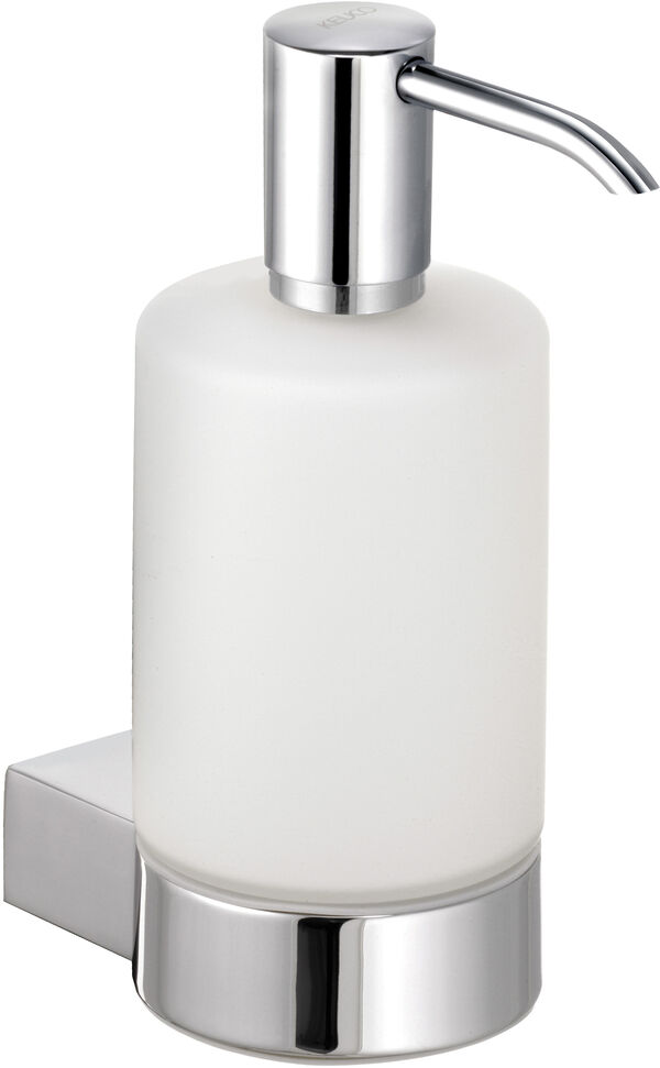 Distributore di sapone Keuco Plan, capacit&agrave; 0,25 l, recipiente in cristallo opaco image number 0